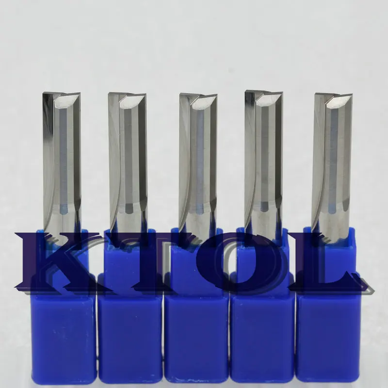 2 flute end mill straight cnc router bits cutting milling tool set_1