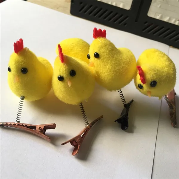 Little Yellow Chicken Hair Clip Fun Make up Decoration - Buyer's Showcase 2