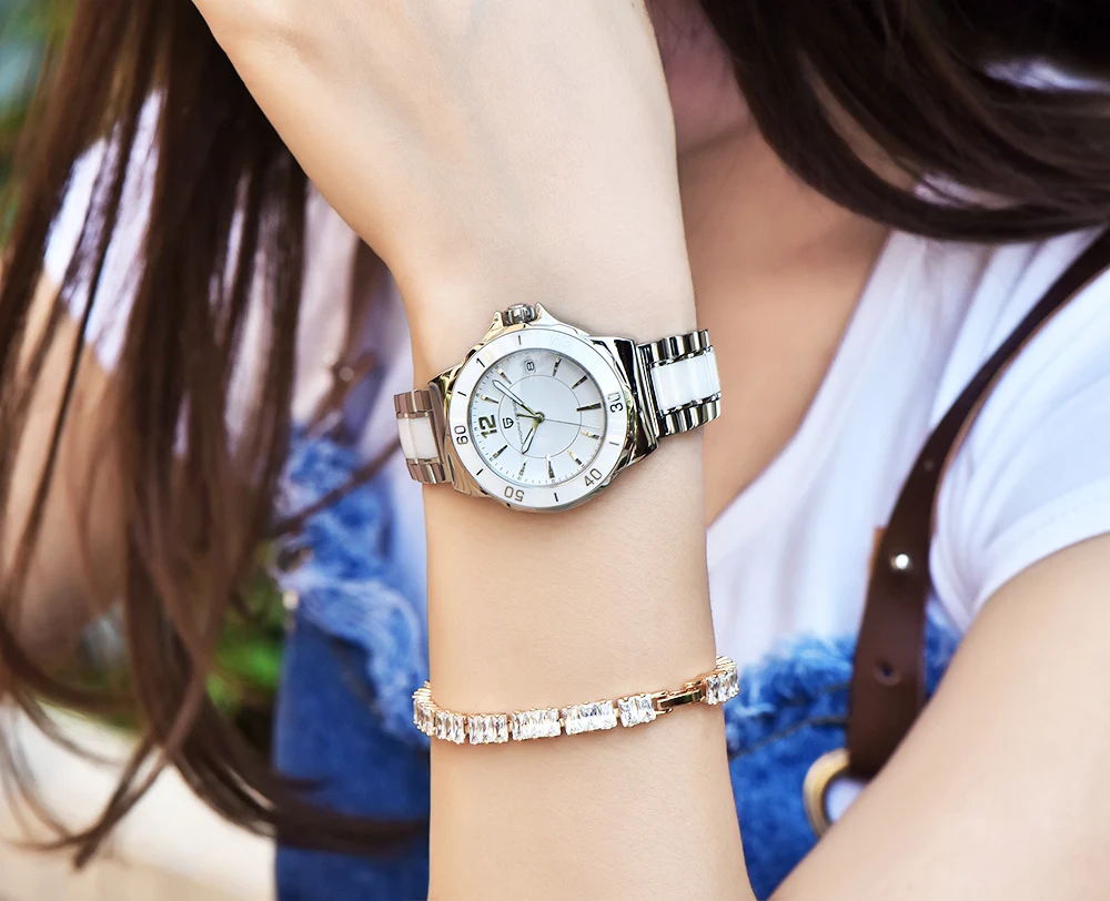 PAGANI дизайнерские Роскошные Брендовые женские часы Reloj Mujer, женские высококачественные керамические часы с браслетом, женские знаменитые часы Relogio Feminino