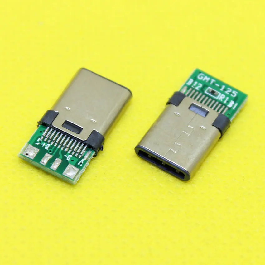 Cltgxdd Micro USB 3 1 разъем Type-C 24-контактный Штекерный для детской розетки с разъемом