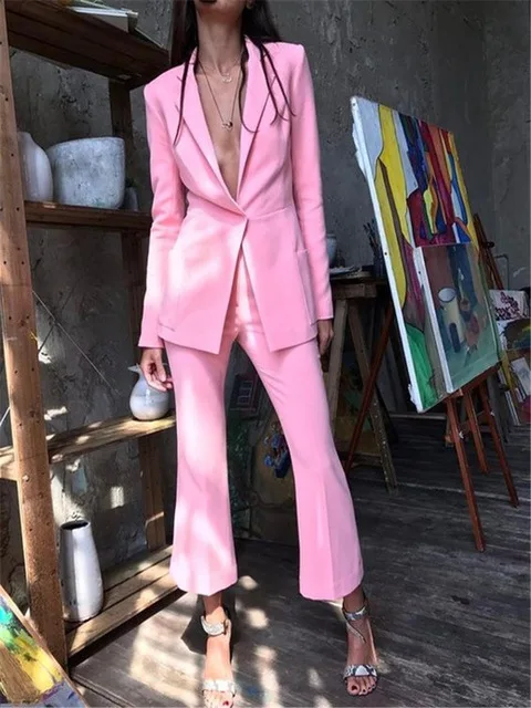 New-2019-Pink-Formal-Pant-Suits-For-Weddings-Prom-Women-Business-Suits-Female-Trouser-Suits-Ladies.jpg_.webp_640x640