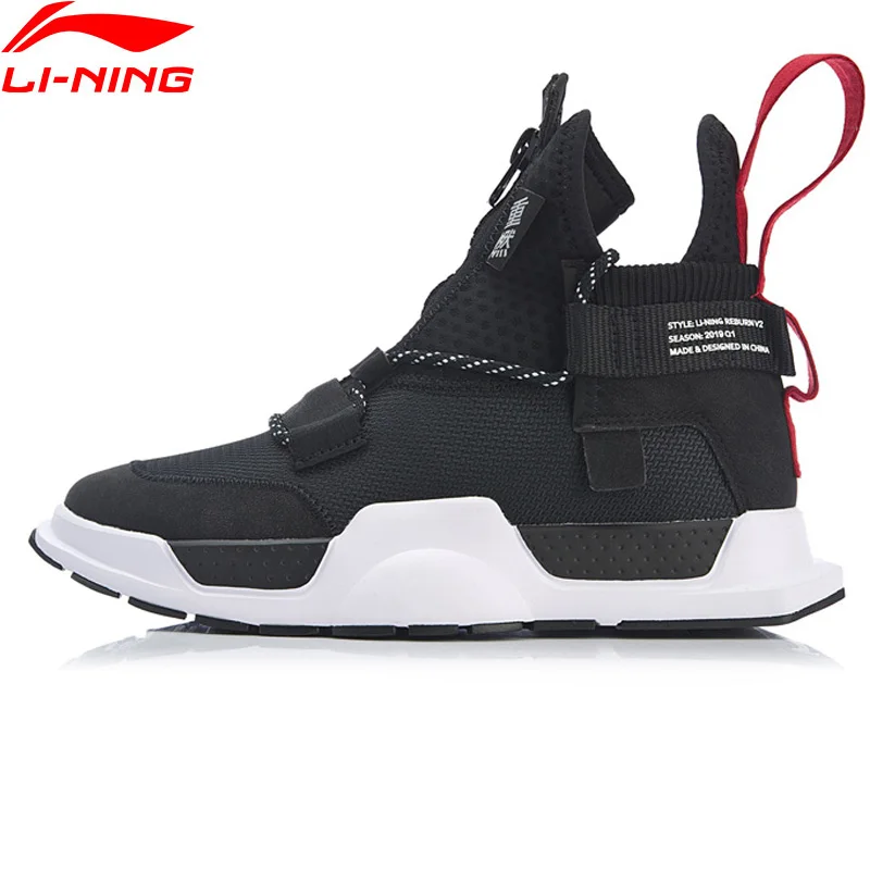 Billig Li Ning Unisex REBURN WS Basketball Freizeit Schuhe Wearable High Cut CHINA Futter Sport Schuhe Turnschuhe AGBP028 XYL233