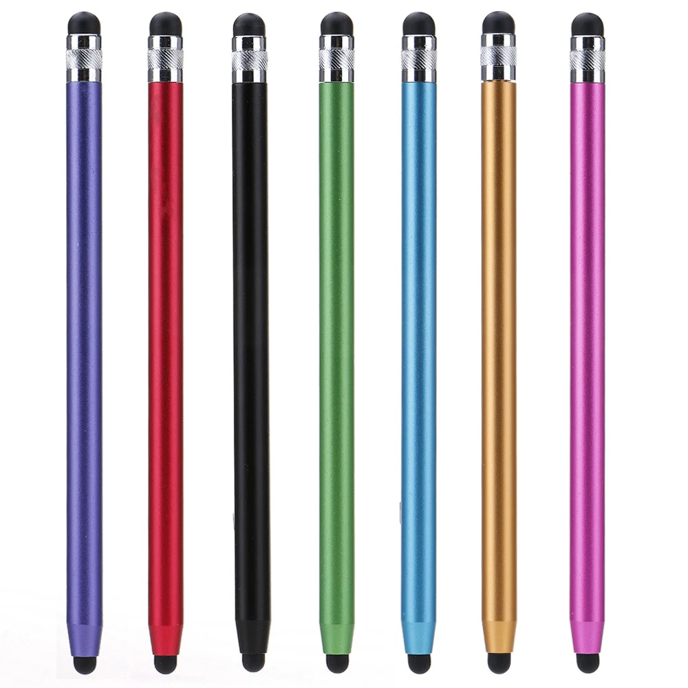 

Multifunction Dual Heads Ends Round Capacitive Touch Screen Drawing Pen Stylus For iPad For iPhone For Samsung