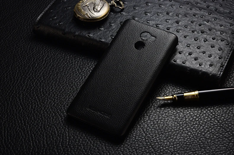 Xiaomi Redmi 4 чехол из натуральной кожи задняя крышка для САППУ PC ощупь Coque Роскошные 3