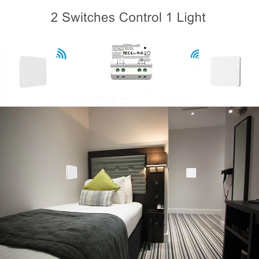 Controle Remoto Ventilador Fãs 15A Auto Alimentado