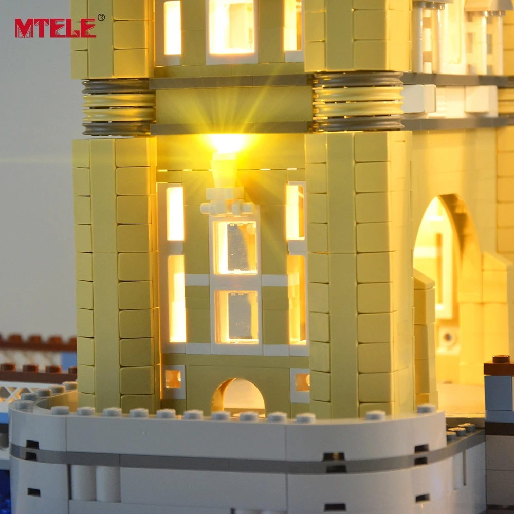 Светодиодный светильник MTELE, комплект для 10214, архитектура, Лондонский Тауэрский мост, светильник, совместимый с 17004(не включает модель
