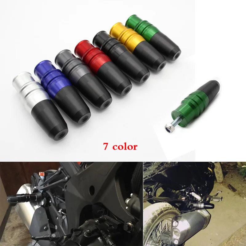 

For Kawasaki Z250 Z300 Z750 Z800 Z1000 NINJA250R NINJA300R Motorcycle CNC Aluminum Crash Pads Exhaust Sliders Crash Protector