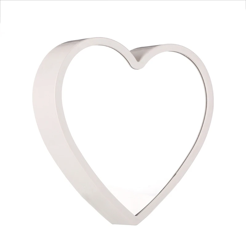 

Novelty LED Tunnel Night Light Heart Shape Mirror Home Party Decoration Gift New