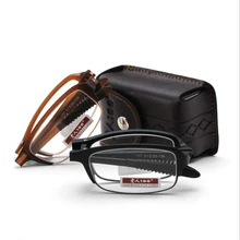 Складной Сверхлегкий, портативный очки для чтения пластиковые очки для чтения Анти-усталость футляр для очков