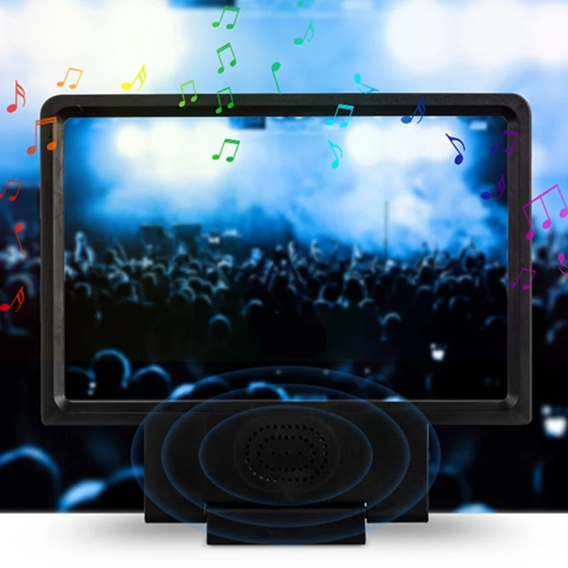 Высокое качество Универсальный портативный складной увеличитель экрана усилители домашние звук рога видео увеличить