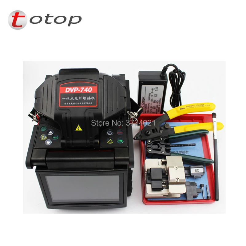 

Multi-language DVP740 Optical fiber Arc fusion splicer FTTx / FTTH Fiber Optic Splicing Machine