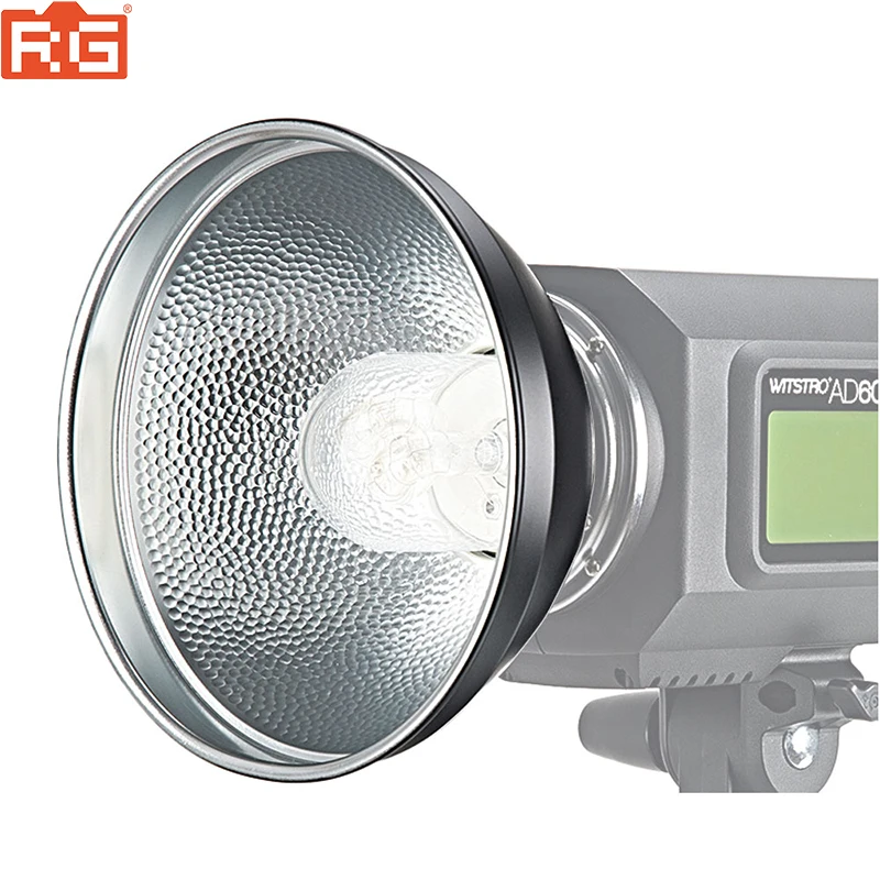 Стандартный отражатель Godox Bowens Mount с отверстием для зонта студийной вспышки AD600B