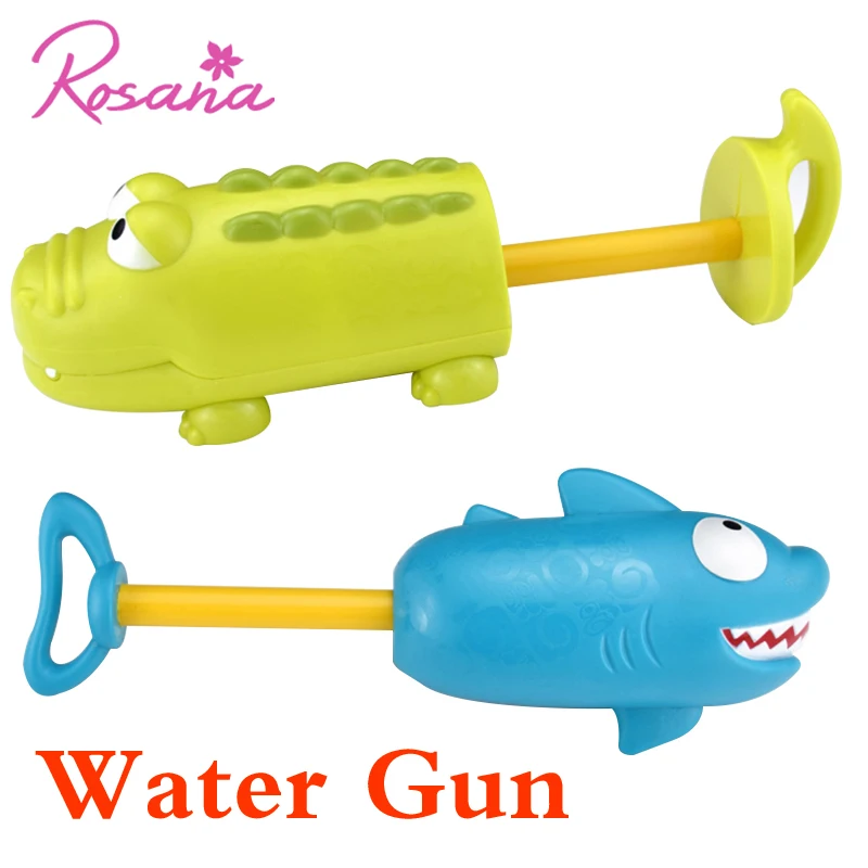 

Rosana Crocodile Shark Water Gun Children's Bathroom Beach Pool Party Outdoor Water Spray Interactive Games Toy For Kids Boys