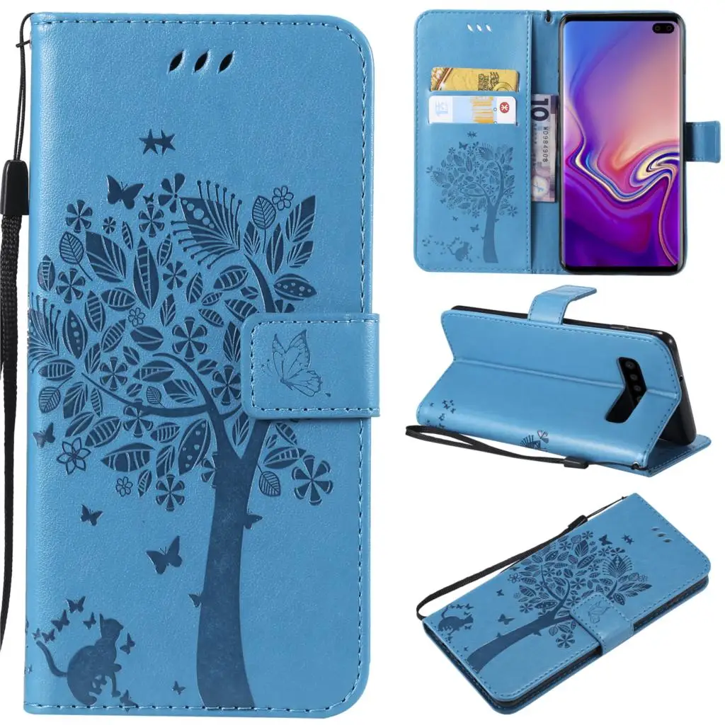Чехол для Samsung Galaxy S10 Plus + G975 G975FD G975F/DS кошелек флип чехол телефона SM G975N G975FD/DS