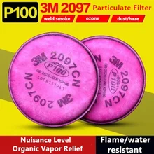 1/5/10 посылка 3M 2097 высокое эф Замена противогаз сажевый фильтр картина распыления промышленности подходит 6200 7502 серия противогаз