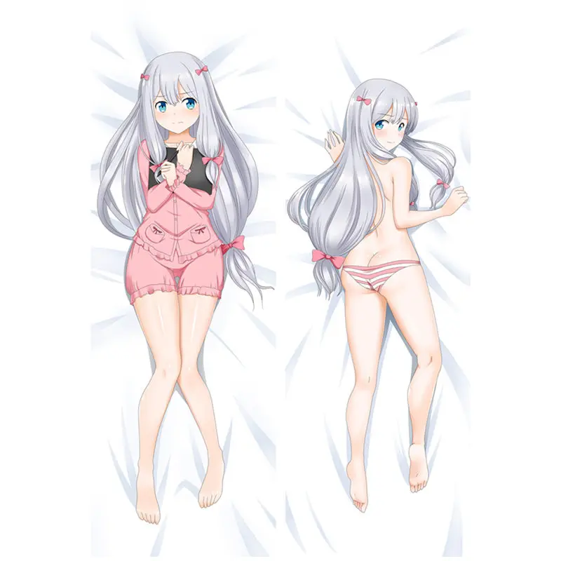 Аниме "eromanga-Sensei" наволочка, Dakimakura Чехол прохладный мальчик 3D двухсторонняя постельные принадлежности обниматься тела Чехол настроить ES03 - Цвет: Peach skin