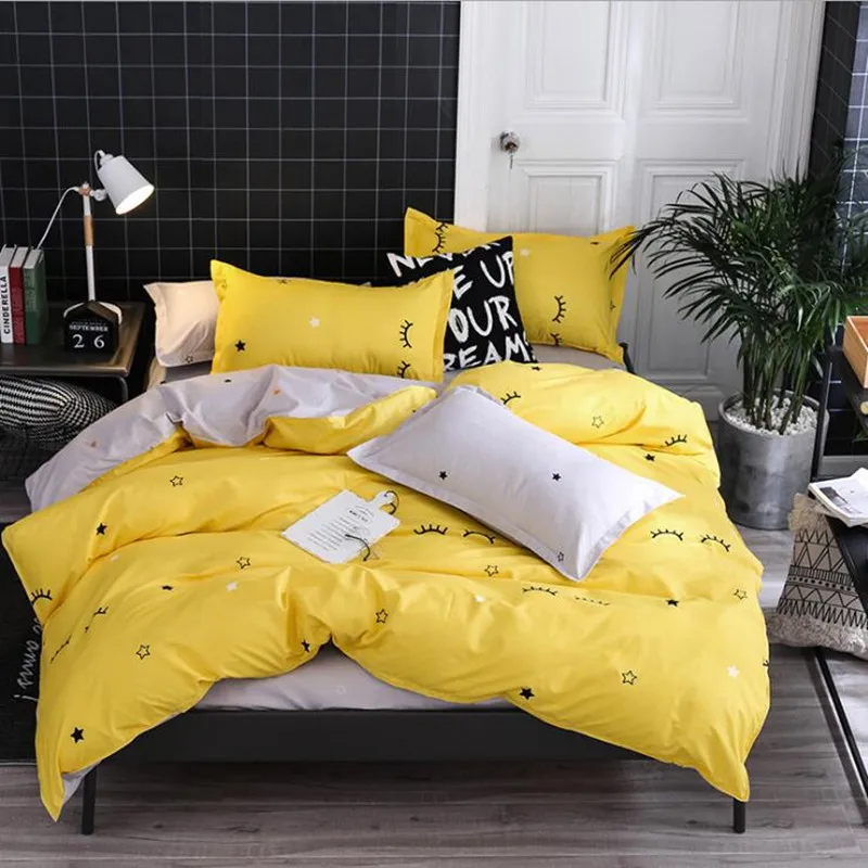 

Middle Size Beddings 4pcs/set Bedding Four Set Close Skin Cotton Material Imitation Pure Cotton Manufacturers Wholesale