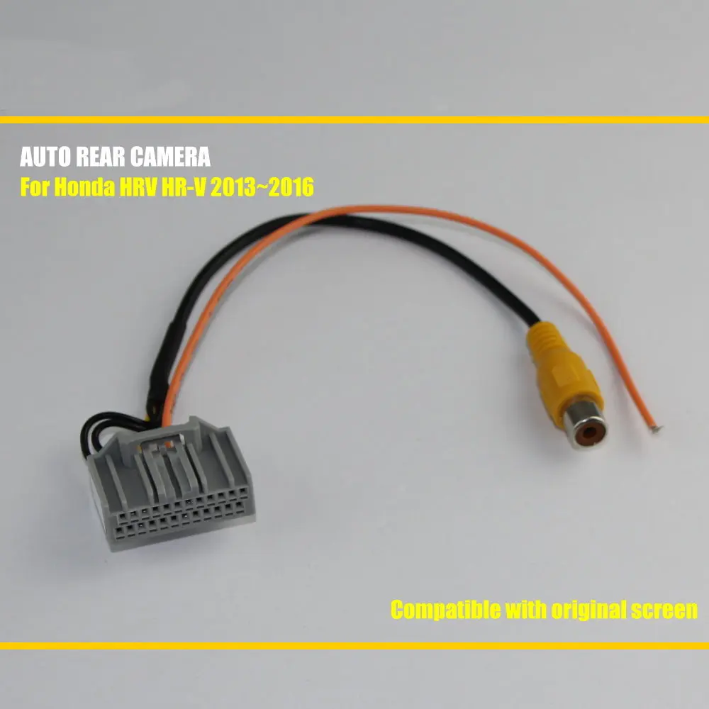 혼다 HRV HR-V XRV XR-V 베젤 2013-2022 호환 순정 차량 디스플레이 후방 카메라, 어댑터형 백업 카메라 액세서리