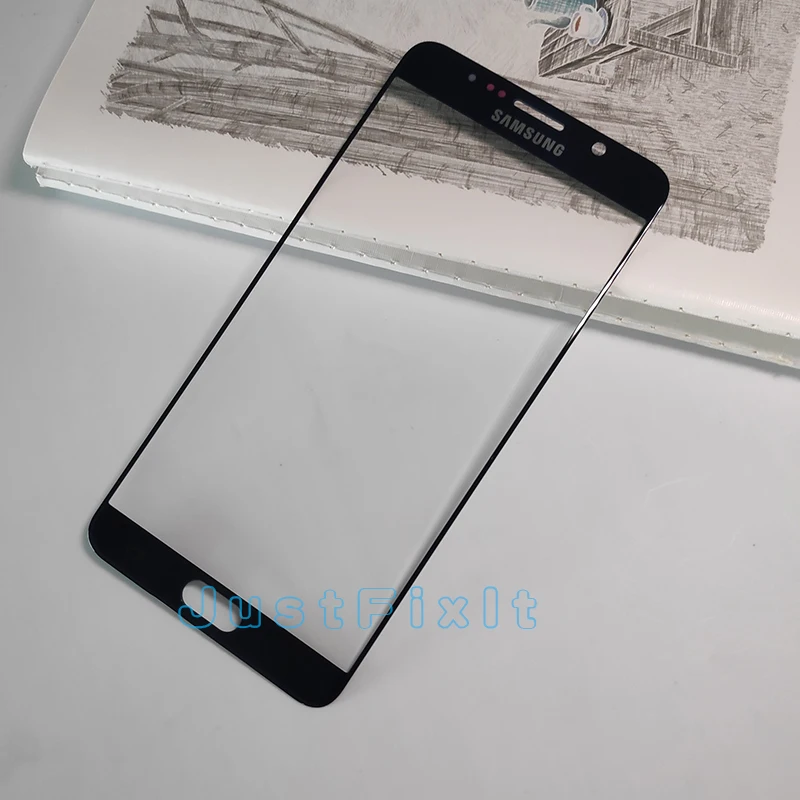 dark blue Сменный Внешний стеклянный объектив для samsung Galaxy Note 5 N920 N920C N920F N920A, ЖК-сенсорный экран, переднее стекло, внешняя панель, клей - Цвет: dark blue