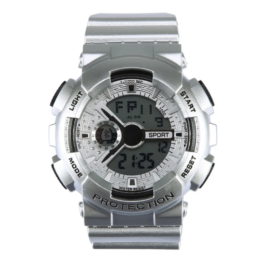 julius army led shock resistant military quartz watch