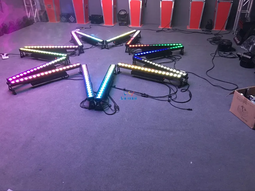 

14pcs/lot New 18*10w LED RGBW Wall Wash Light Club Dj Disco Lighting Each Led Controlled Individually