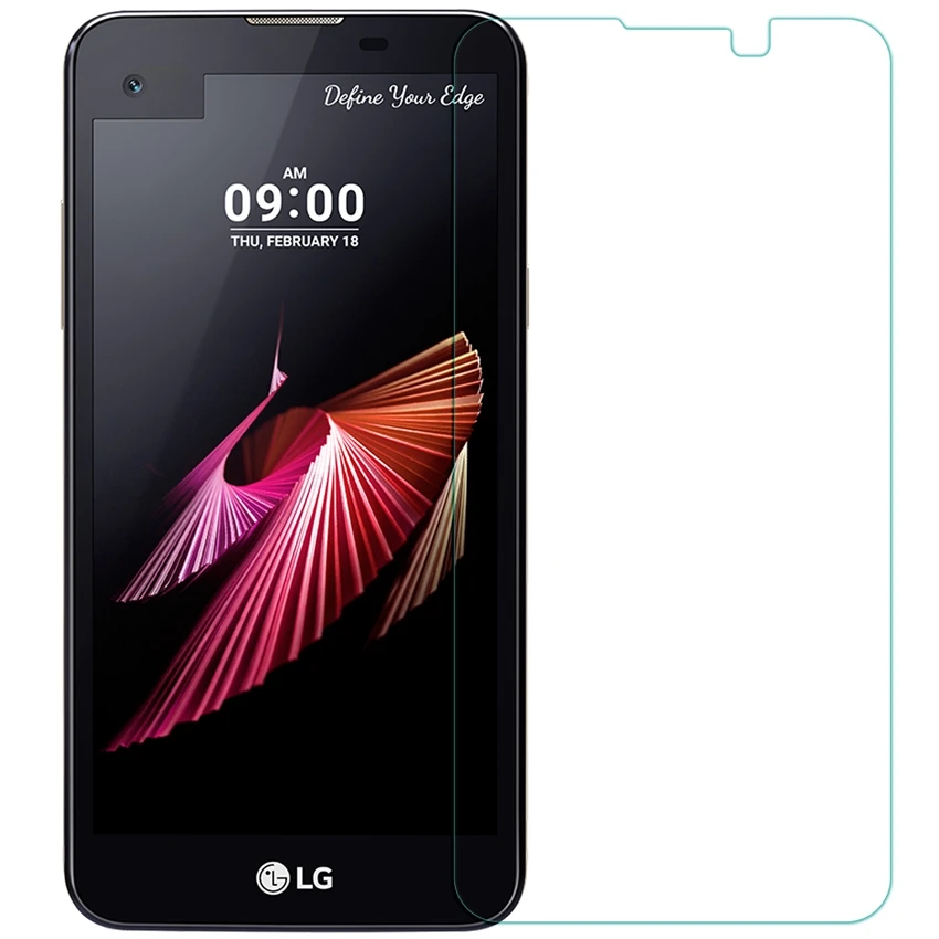 X screen K500 Tempered Glass Premium 9H Phone Screen Protector For LG X