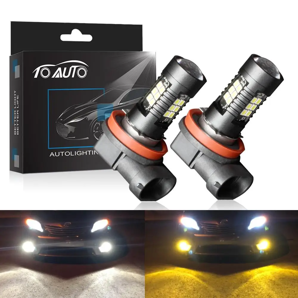 2 шт. Автомобильные светодиодные лампы H8 H11 HB3 9005 HB4 9006 21 SMD 3030|auto led bulb|bulb h8hb3 |