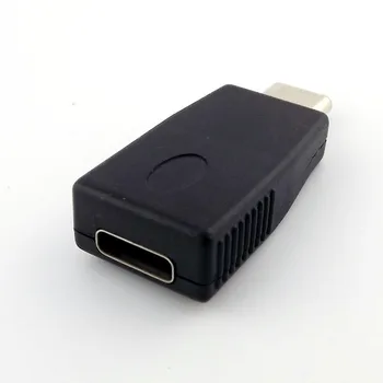 

1x USB 3.1 Type-C Male Plug to Type C Female Jack Data Charging Sync Male to Female Adapter Converter Straight Black