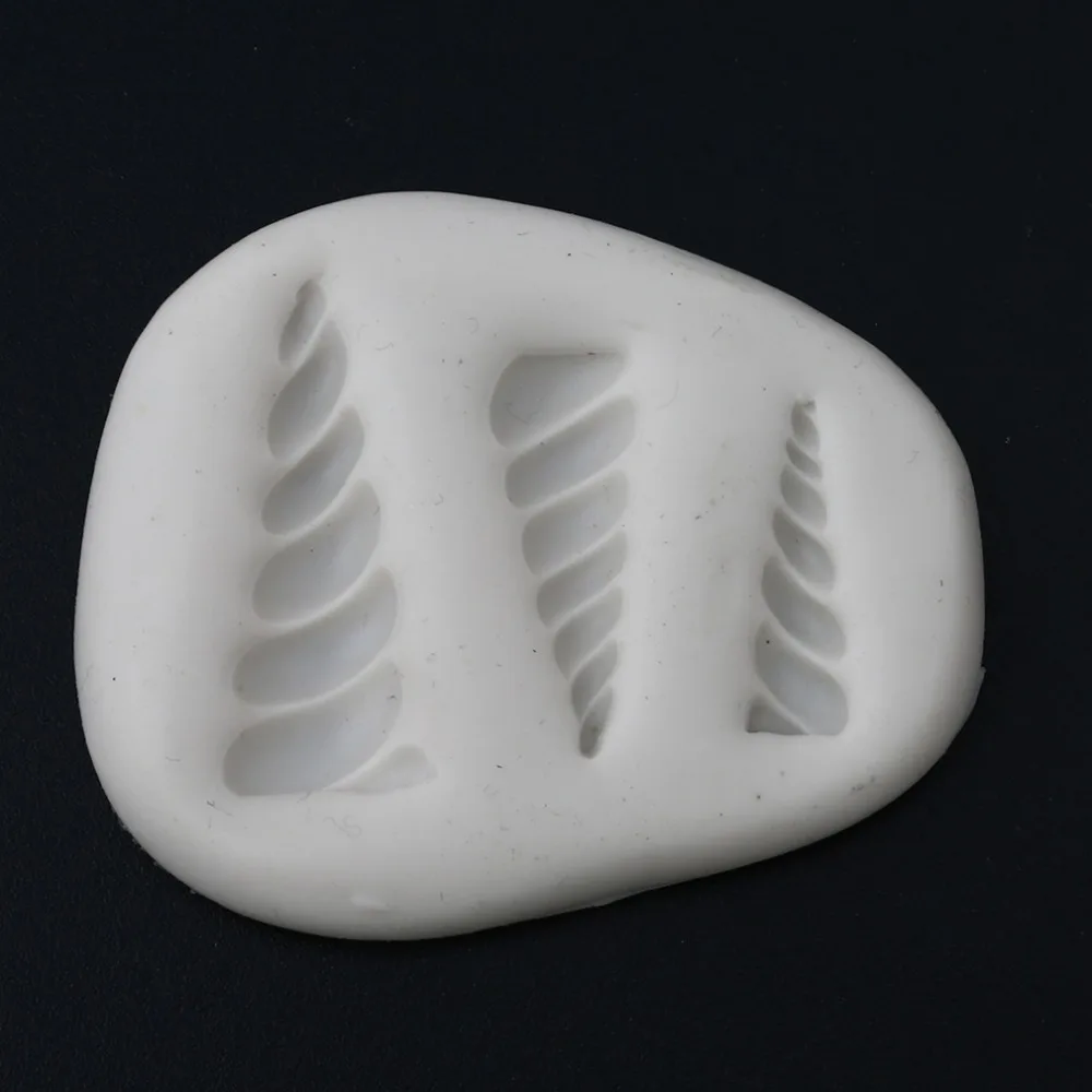 Горячая 3D единорог пуговицы силиконовая форма для вырезания DIY свадебный Декор Инструменты Фондант для форм кекса шоколадный кекс кондитерские формы