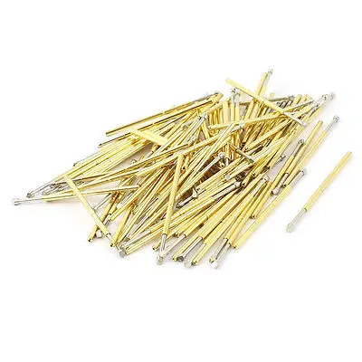 

100 Pieces P100-T2 1.5mm Chisel Tip Spring PCB Testing Contact Probes Pin Free shipping