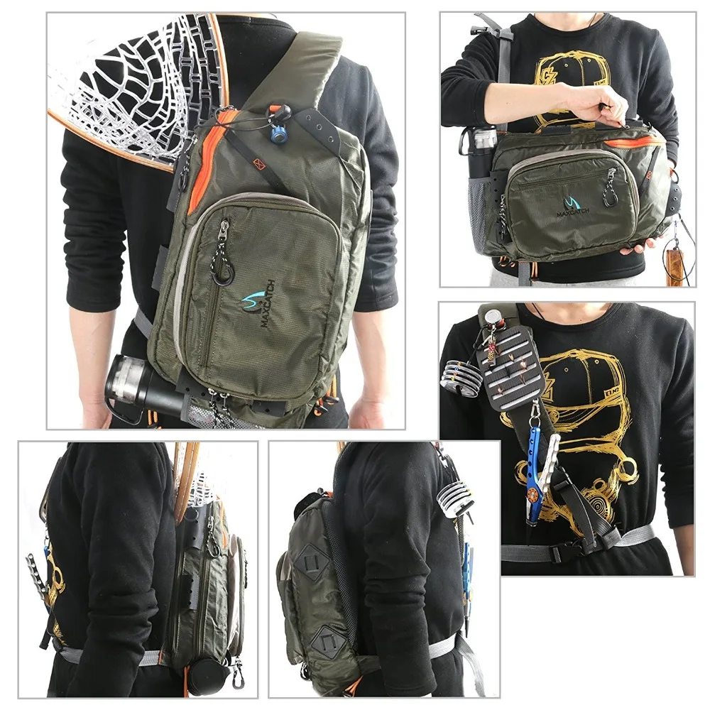 Maximumcatch Fly Fishing Sling Pack 3 слоя Рыболовная Сумка