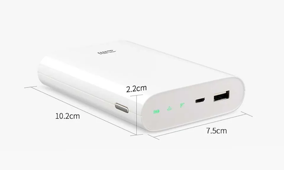 Xiaomi ZMI 4 г Wi-Fi маршрутизатор 7800 мАч MF855 power Bank 3g 4 г беспроводной Wifi Wi-Fi репитер Мобильная точка доступа 7800 мАч power Bank