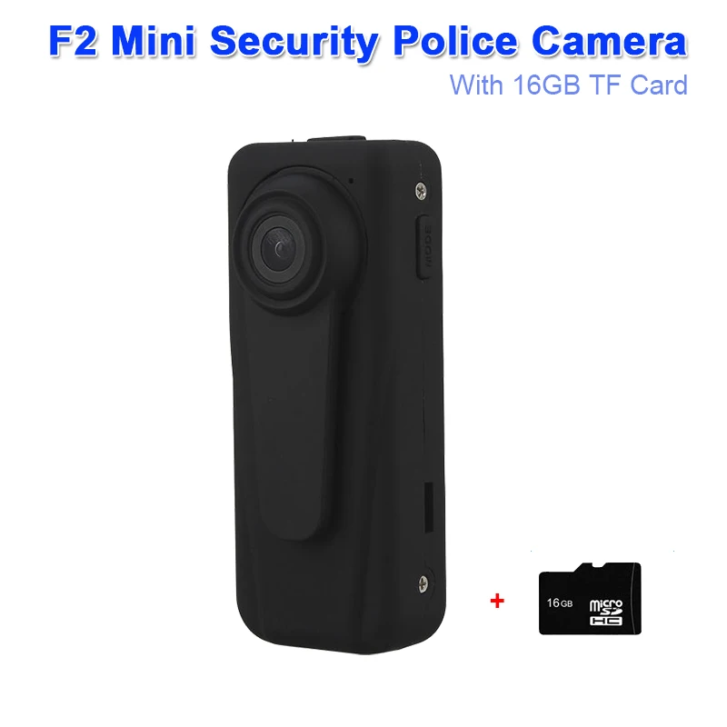 

Mini Pocket Body Police Camera Security Camera 1920x1080 30fps Video Audio Recording Motion Detection HD DVR Camera W/TF Card