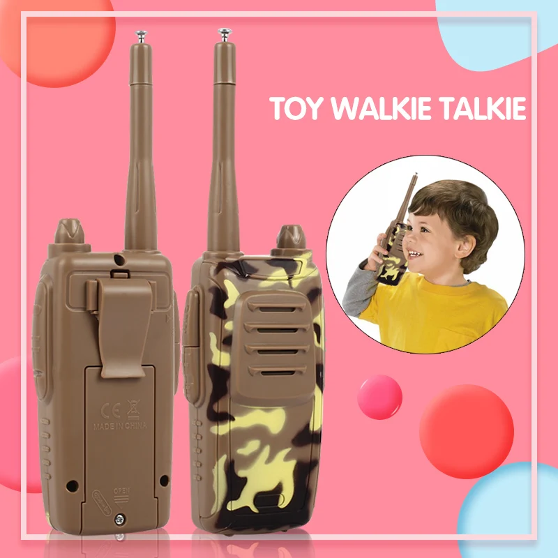 

Intercom Children Walkie-Talkie 2pcs Children Toys Kids Home Activities Two-Way Radios ABS Camping Interphone Kid Walkie Talkie