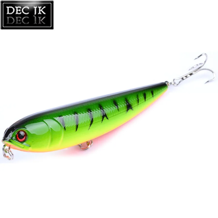 Plastic Hard Floating Pencil Sea Fishing Lure Wobblers For Pike Trolling 1PCS Saltwater Fake Artificial Bait For Fishing Tackle (8)