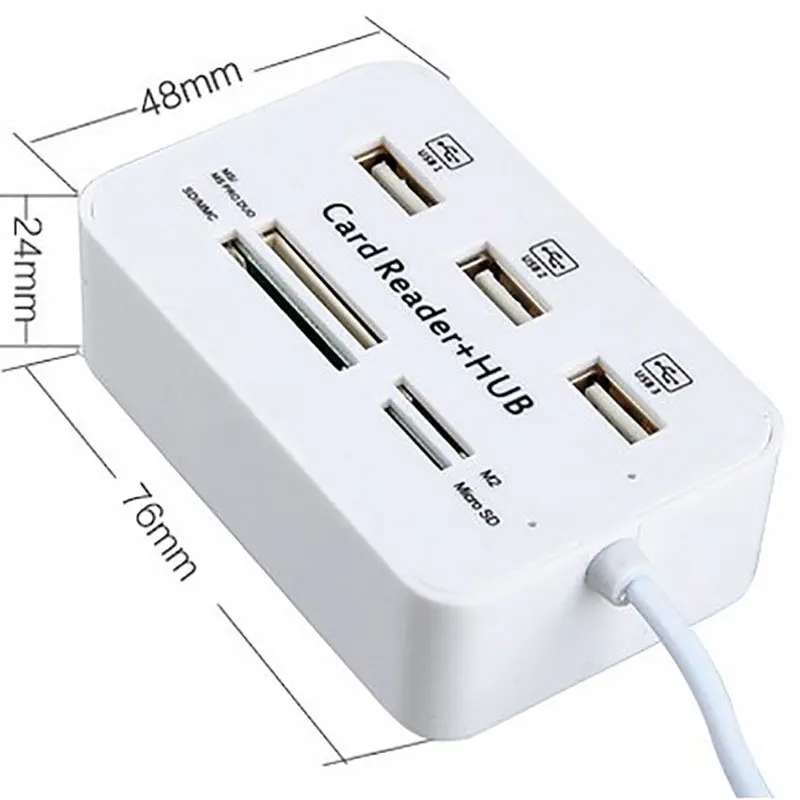 Micro usb-хаб 3,0 мульти разветвитель type C концентратор USB 3 порта комбо M2/SD/TF кард-ридер для компьютера ПК Аксессуары USB-C порт адаптер