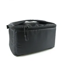 DSLR перегородка мягкая сумка для камеры вкладыш чехол водонепроницаемый Встроенный вкладыш SLR Камера сумка Портативный Нейлон Черный Тренажерный Зал Сумки