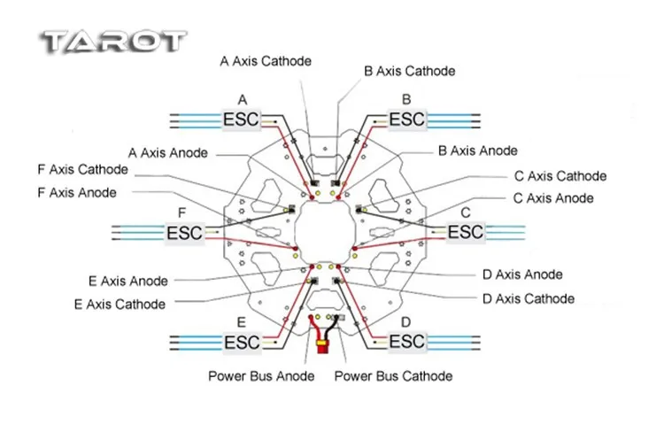 Tarot 680Pro 3K складной углеродное волокно гексакоптер 680 мм FPV рама аппарата w/посадочный занос TL68P00 f/RC фотография