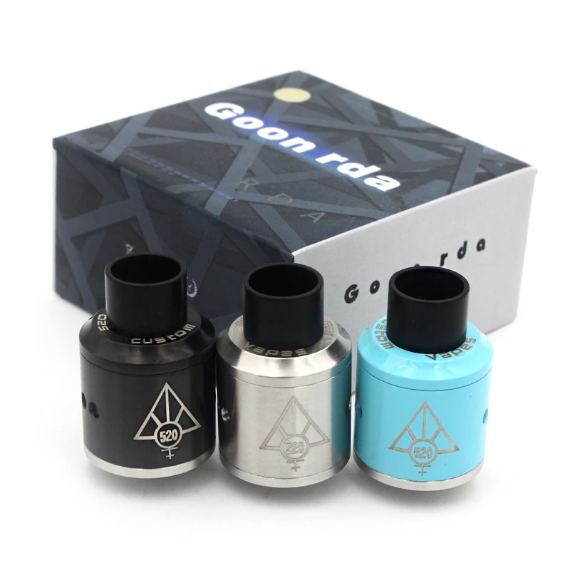 

520 GOON RDA 24mm RDA Atomizer Vape Tank Vaporizer Rebuilding Dripping RDA Atomizer