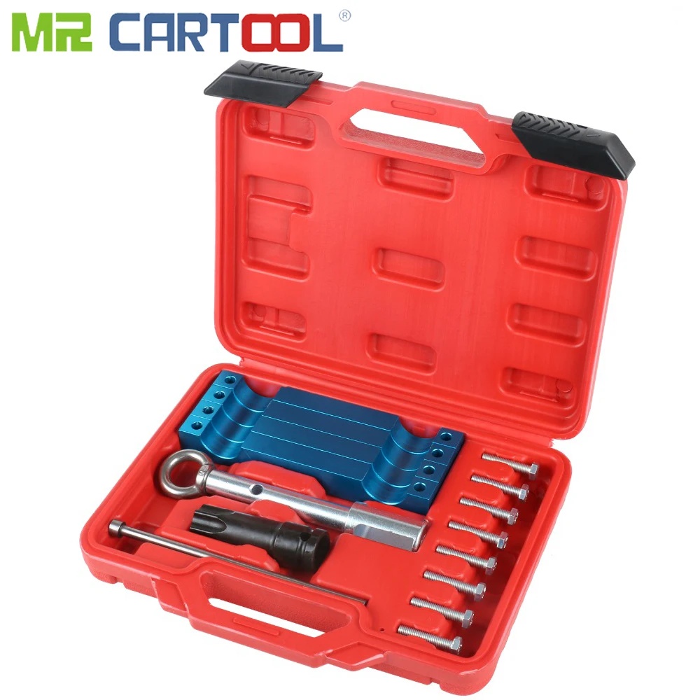 

MR CARTOOL Car Injector Removal Puller Timing Tool Set Camshaft Timing Alignment Tools For Mercedes Benz M157 M276 M278