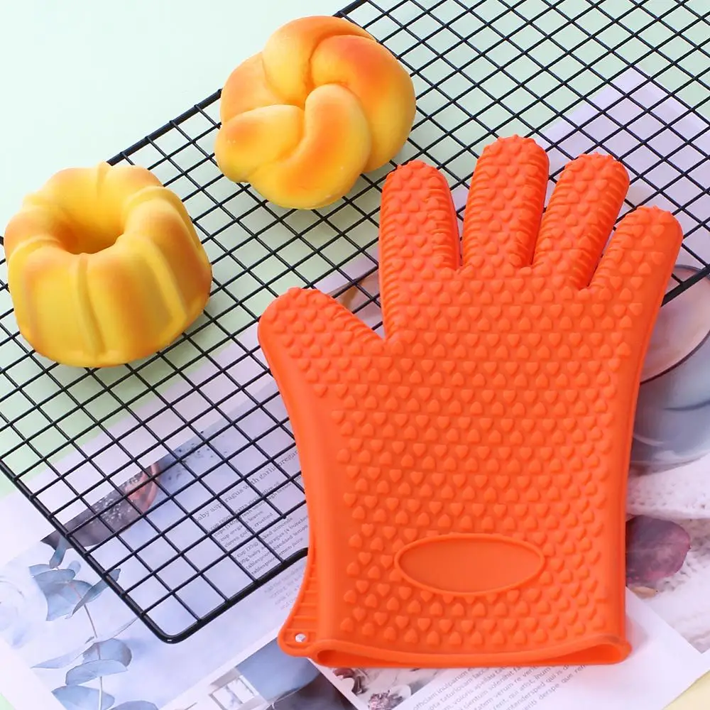 Silicone Heat Resistant Multi Purpose Grilling Bbq Gloves Cooking