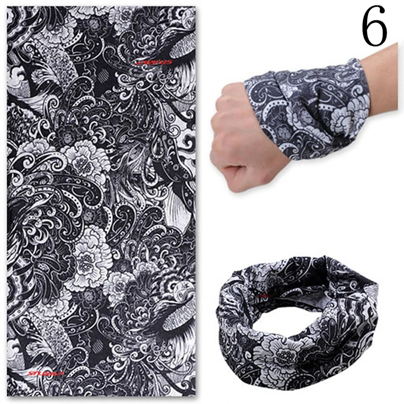 1pc AONIJIE Multifunctional Sports Headwear Headband Bandana Balaclava Face Cover Scarf Sweatband Hairband Gym Cycling Yoga - Цвет: 6