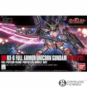 

OHS Bandai HGUC 199 1/144 RX-0 Full Armor Unicorn Gundam D.M. Red ver Mobile Suit Assembly Model Kits