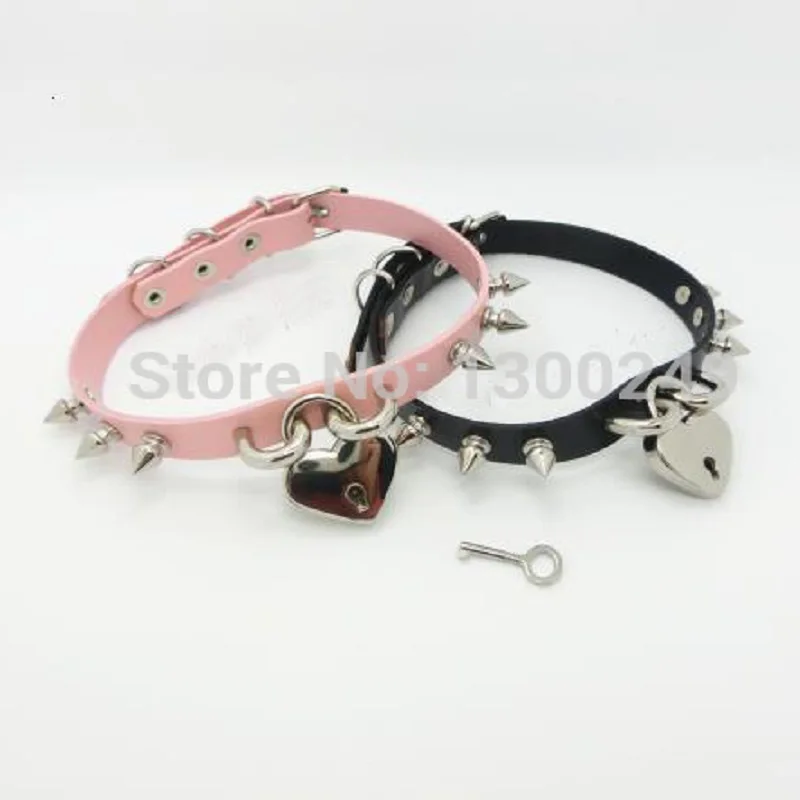 Женское Ожерелье чокер с заклепками в виде сердечек|fashion choker|punk chokerchoker fashion necklaces |