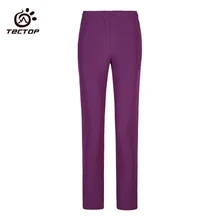 Tectop женские быстросохнущие уличные спортивные штаны, длинные брюки, дышащие штаны для бега, Походов, Кемпинга, велоспорта, спортивная одежда