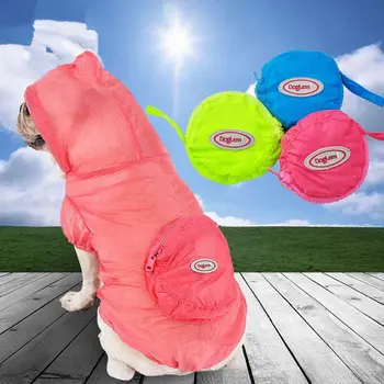 

Dog Rain Coat Pet Jacket Puppy Clothes Waterproof Coat Size XS/ S/ M/ L/ XL/ XXL
