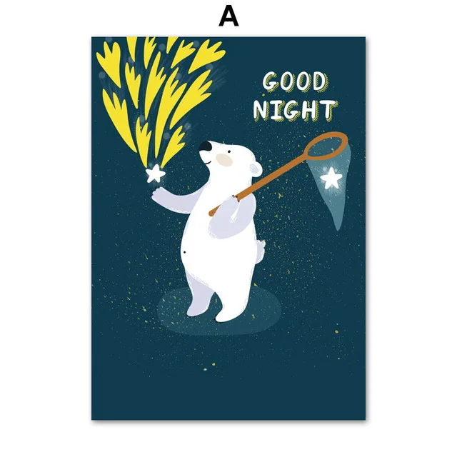 Cartoon-Bear-Star-Moon-Nordic-Posters-And-Prints-Wall-Art-Canvas-Painting-Animal-Wall-Pictures-Baby.jpg_640x640