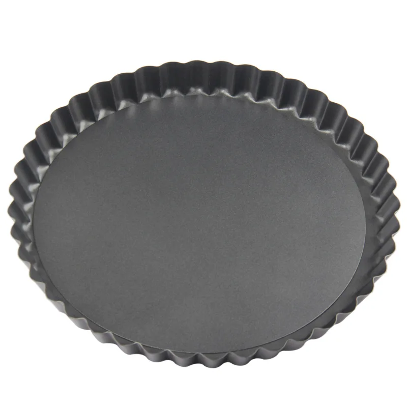 6" Flan Tin Tart Pie Pan Fluted Cake Baking Tray Non Stick Loose Base