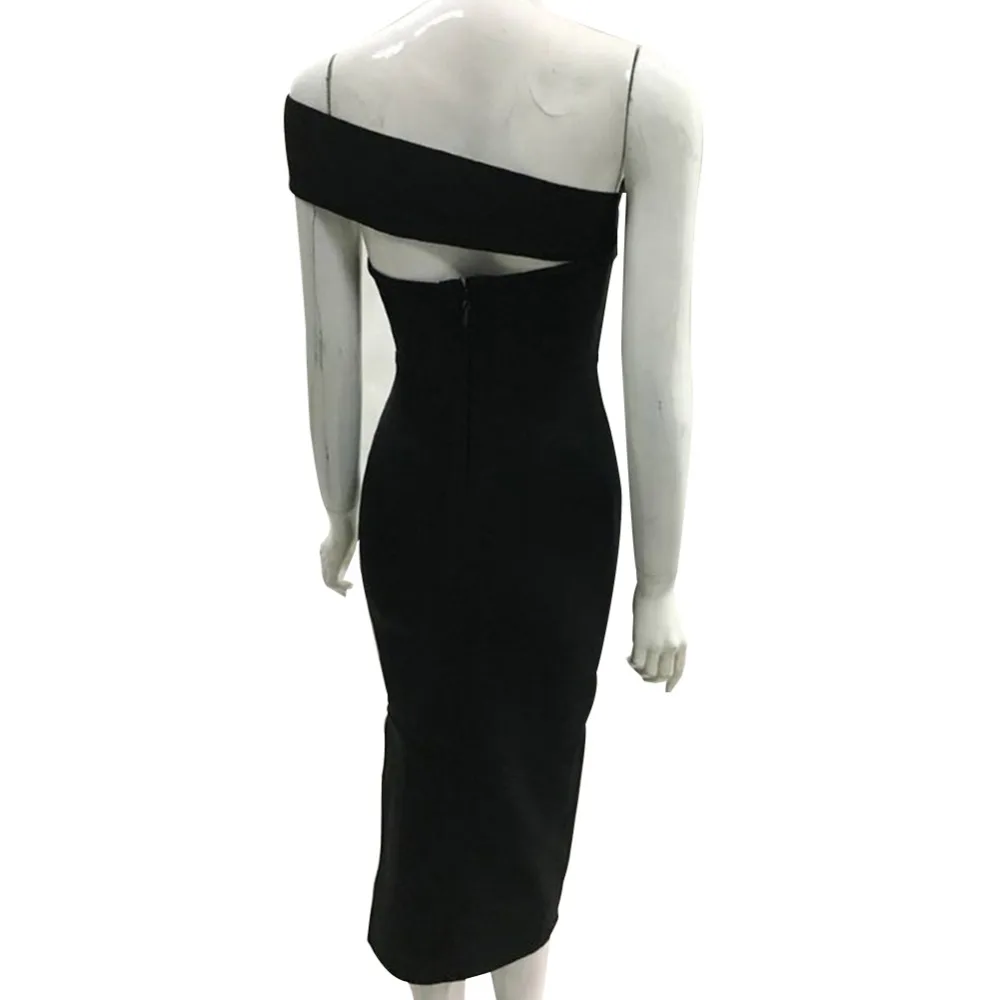 Ruiyig модные пикантные платье для женщин Лето 2019 г. Bodycon Элегантный Vestidos Verano одно