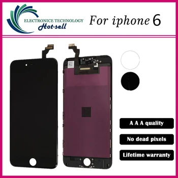Test one by one 4.7 inch For Apple iPhone 6 LCD Complete Display Screen with Touch Glass Digitizer Assembly Replacement